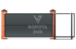 Откатные ворота Дорхан 2100×1980 ЗМК-6919