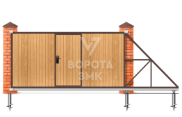Ворота 2000×3000 под ключ ЗМК-7253