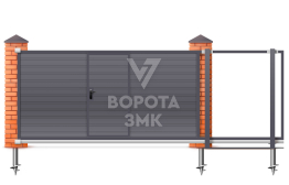 Ворота 2500×3500 Faac откатные ЗМК-7106