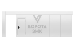 Ворота противопожарные откатные Дорхан 5000×4000 ЗМК-4675