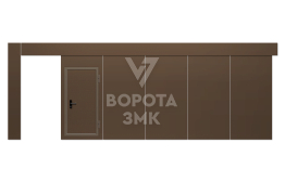 Противопожарные откатные ворота 4500×3000 ЗМК-4701