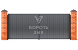 Профильные ворота 2000×2250 из трубы ЗМК-5371