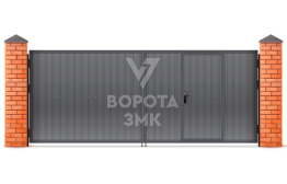 Ворота 3000×3000 с электроприводом ЗМК-4846