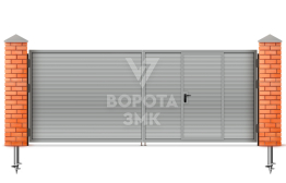 Распашные ворота Came 1500×1750 ЗМК-4788