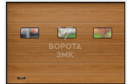 Ворота секционные гаражные Херман 3000×2500 ЗМК-3017
